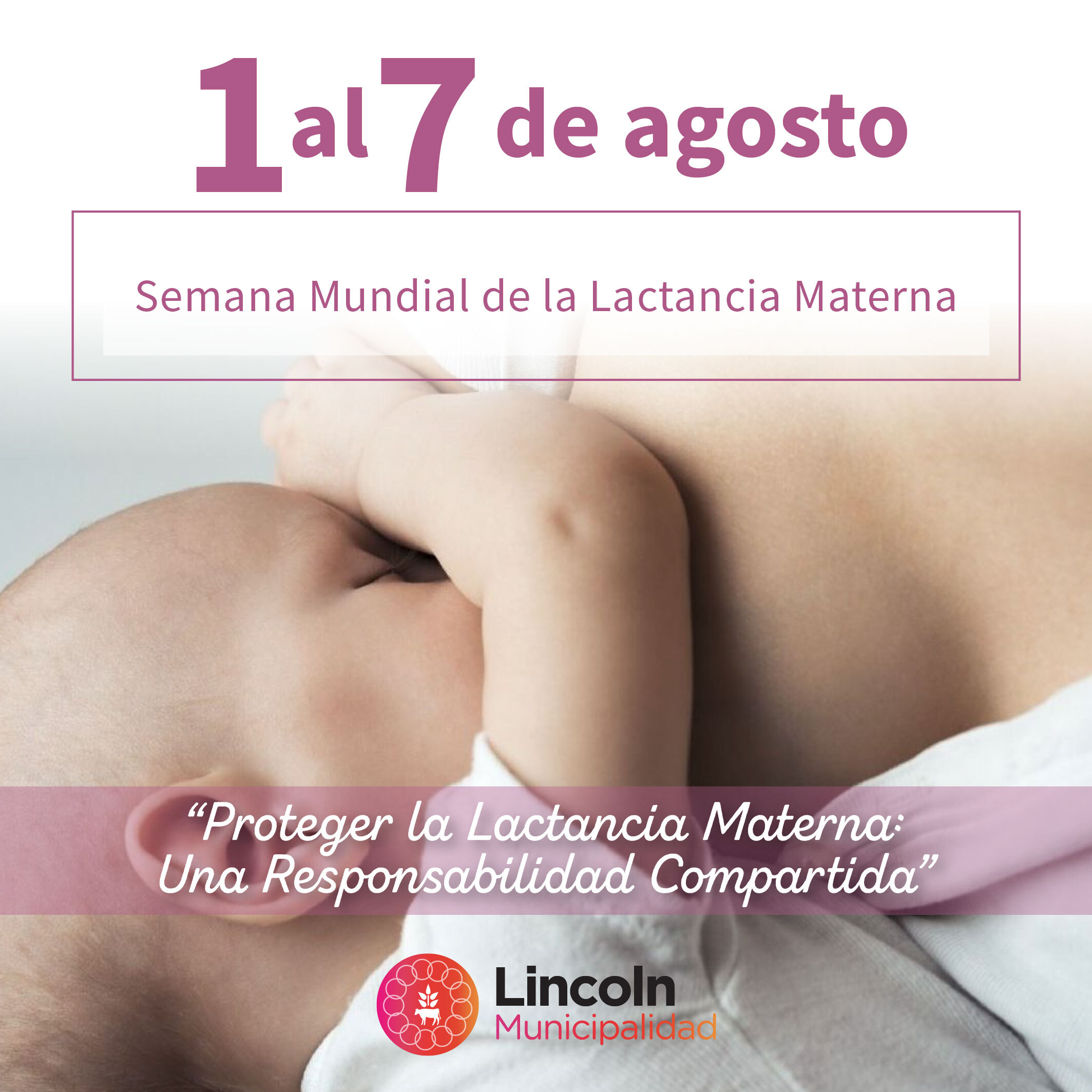 Lincoln se suma a la Semana de la Lactancia Materna y se inaugura un consultorio en el Hospital