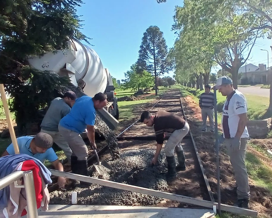 Comenzaron los trabajos para la construcción de un paseo recreativo