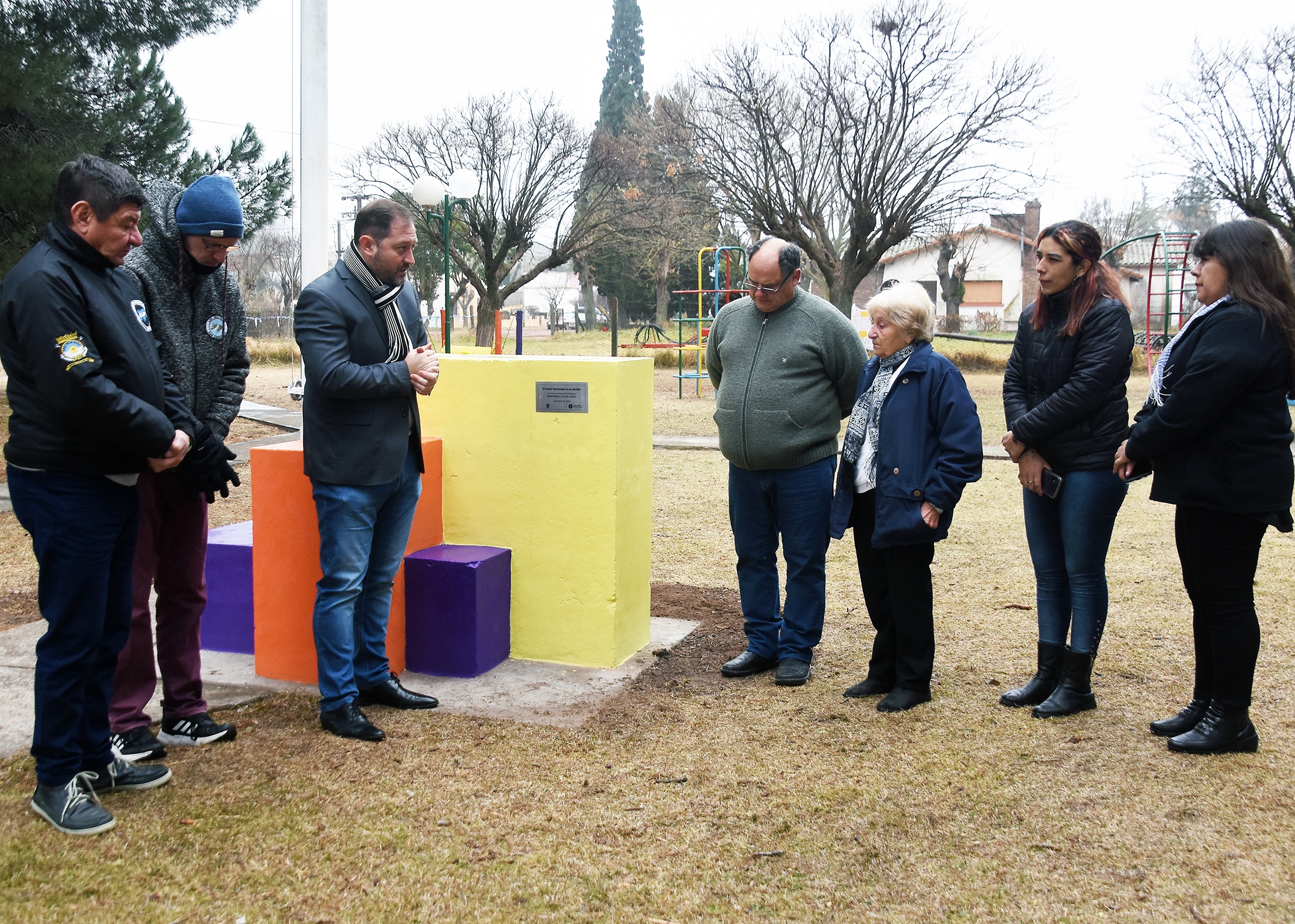 En Carlos Salas, homenajearon al Héroe Miguel Ángel Agostinelli