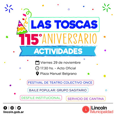 Las Tocas y Bermúdez celebrarán sus aniversarios
