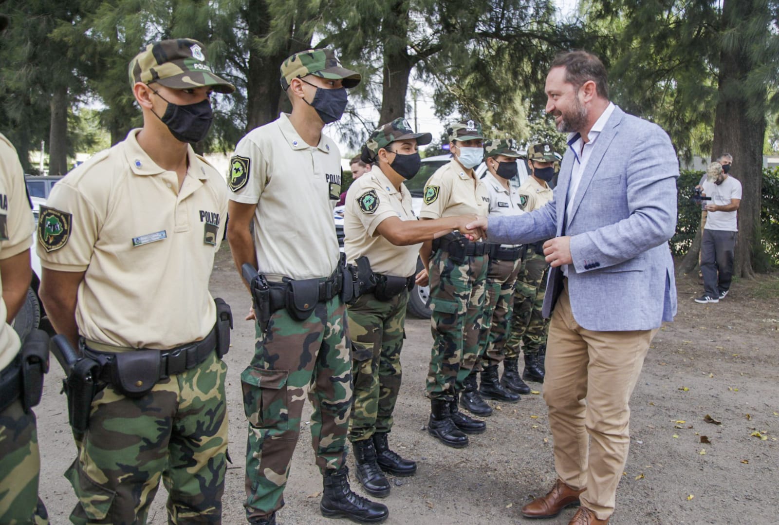 Lincoln recibió a 11 agentes que se sumarán al Comando de Prevención Rural