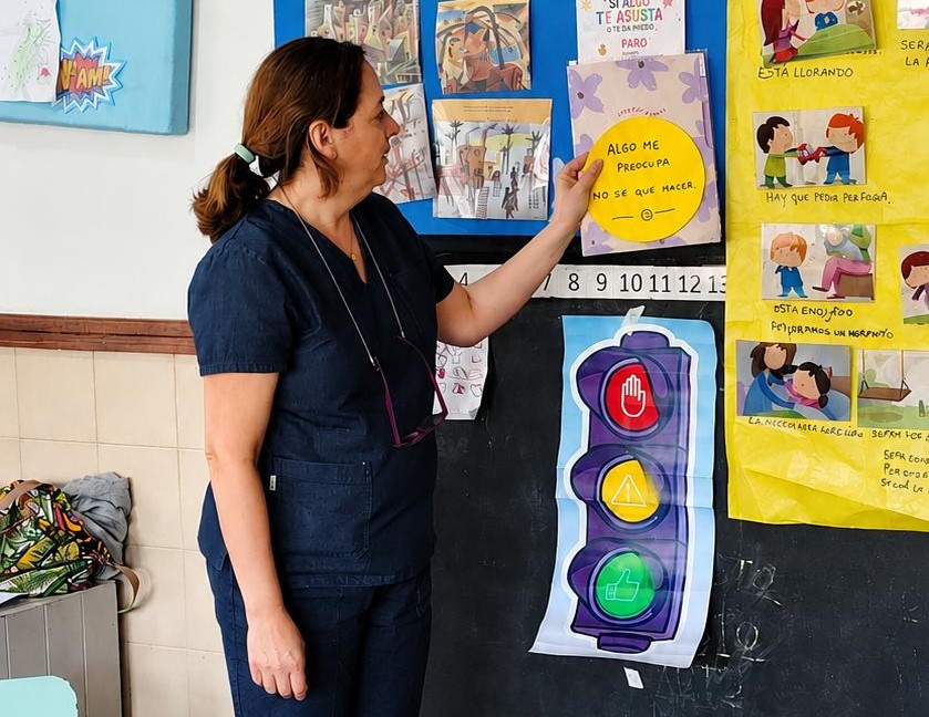 Charlas sobre el cuidado de la Salud dirigidas a instituciones educativas
