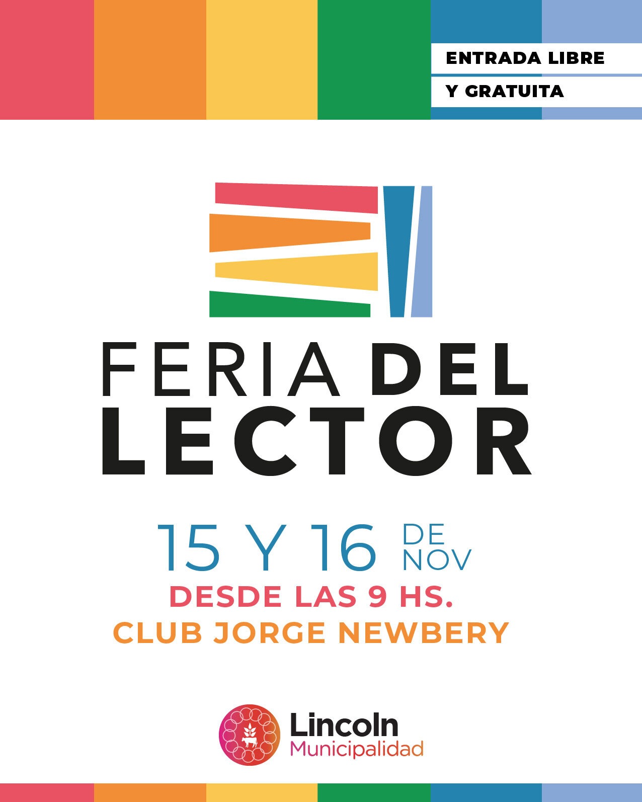 Se viene la “Feria del lector”