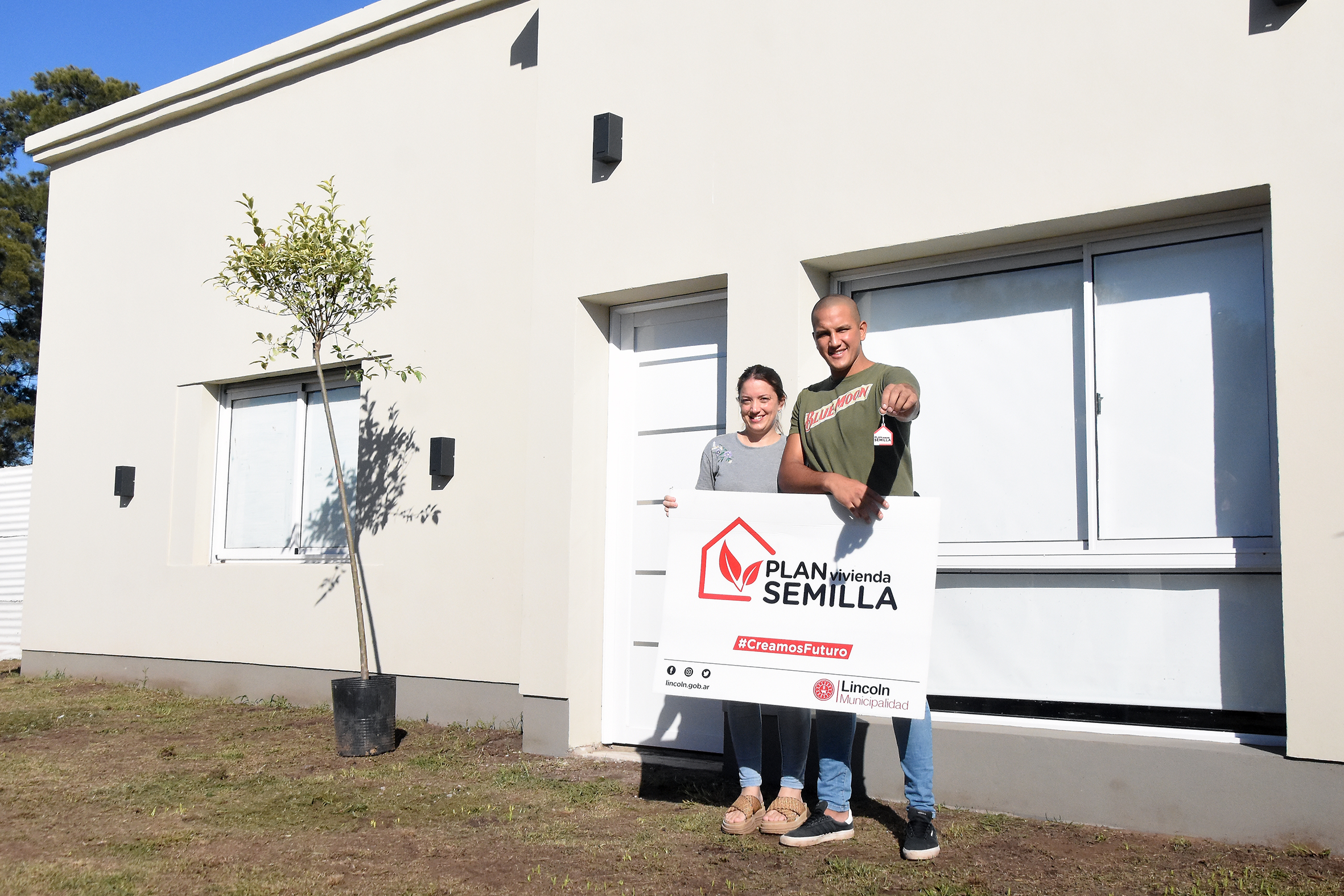 Con el Plan Semilla, una nueva familia linqueña accedió a la casa propia