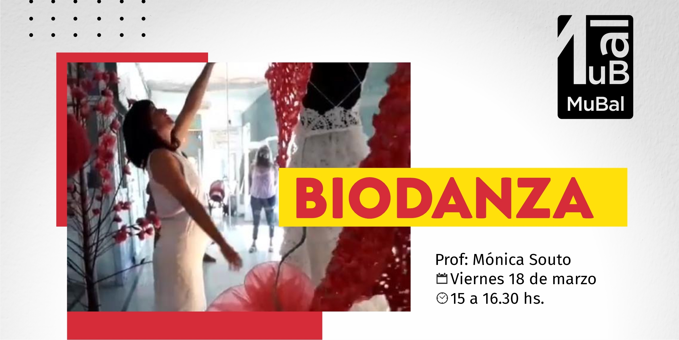 Abrió la inscripción al Taller de biodanza en el MuBal