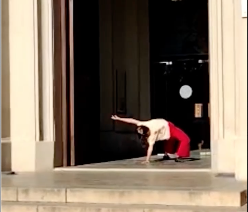 Escuelas de danza intervinieron en espacios públicos
