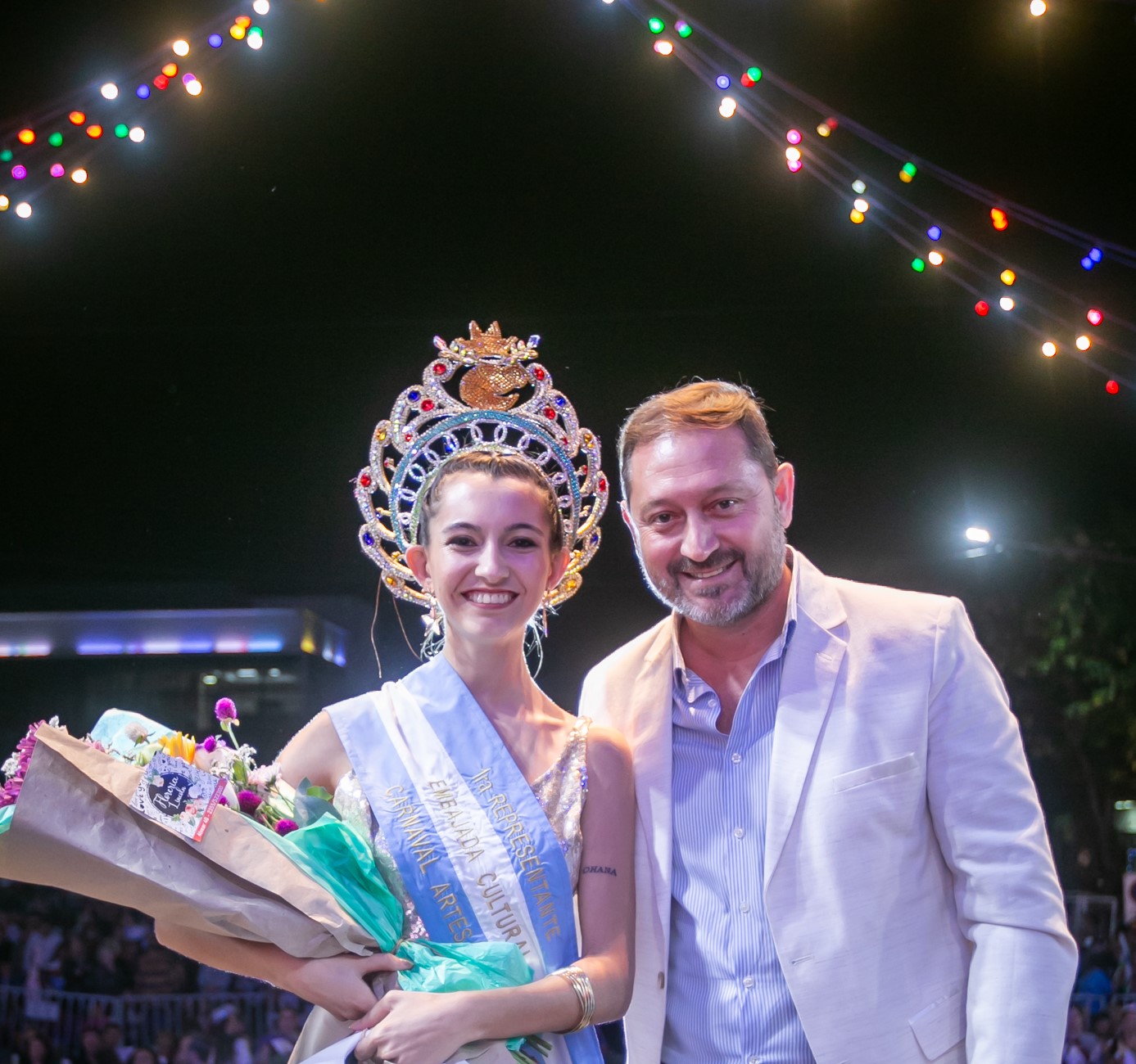 Mercedes Rivero es la flamante "Embajadora Cultural" de la Capital Nacional del Carnaval Artesanal