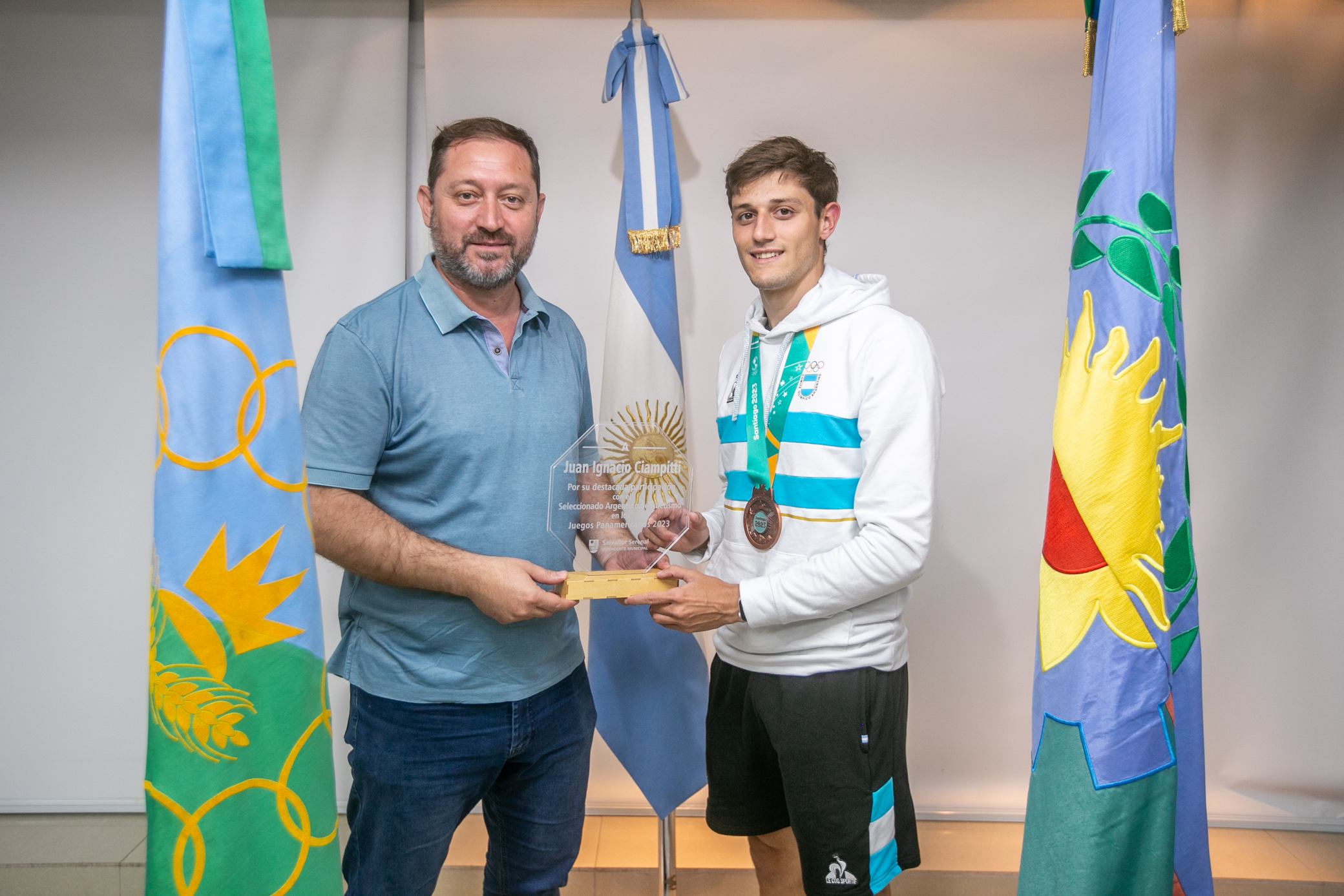 El triunfese Juan Ciampitti hizo historia en el atletismo argentino