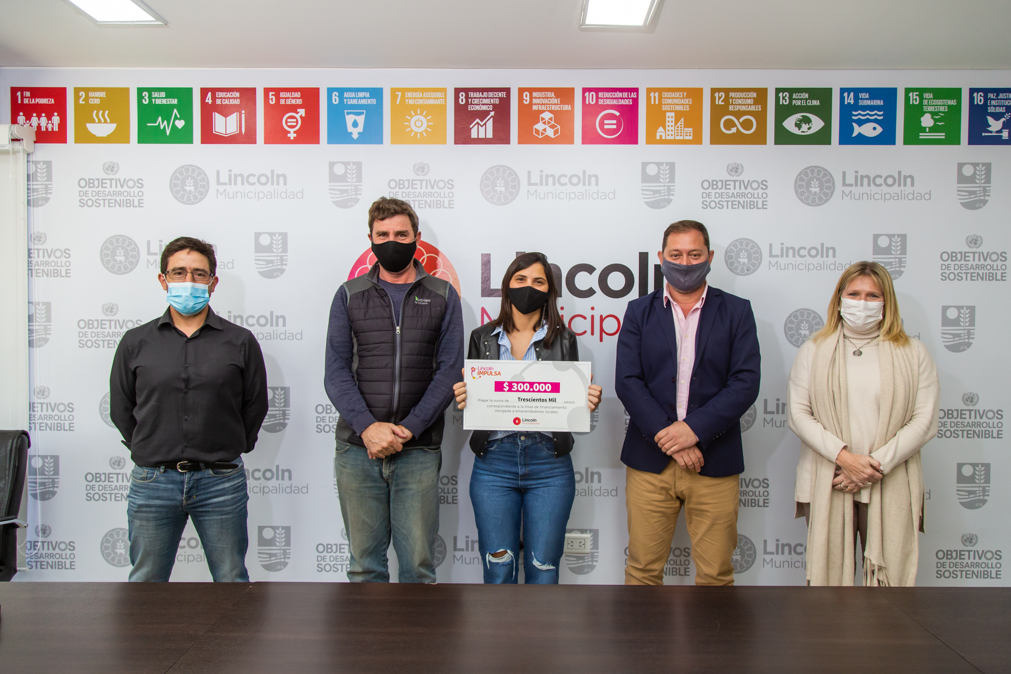 “Lincoln impulsa” premió a los siete ganadores de la línea 2