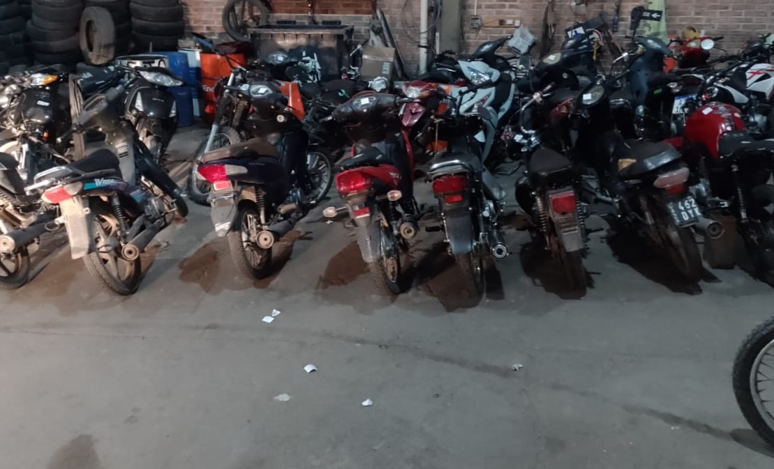 Dieciséis motos secuestradas durante el fin de semana