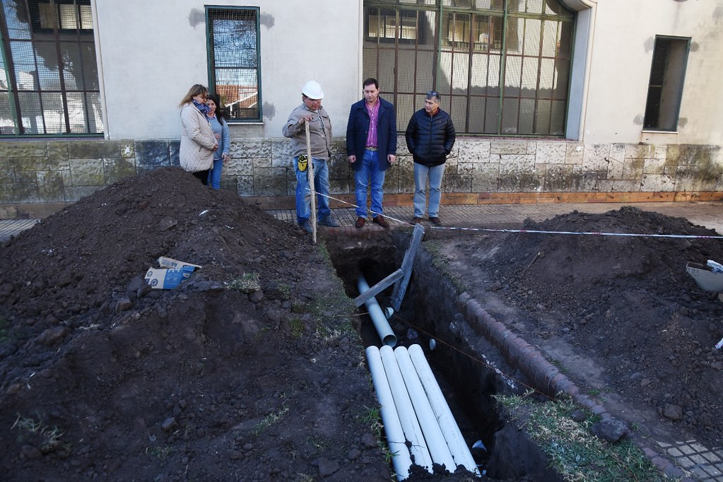 Avanzan las obras en las escuelas de la ciudad cabecera