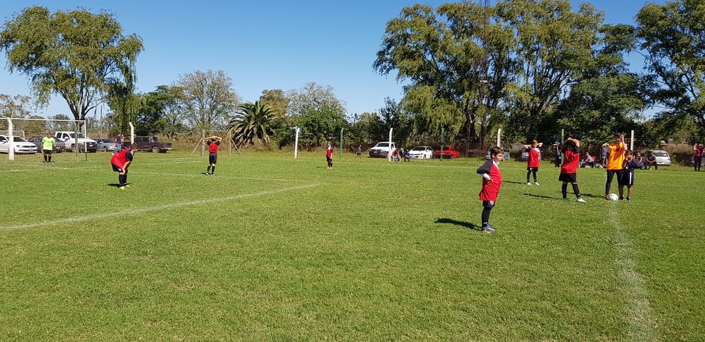 Gran encuentro de escuelitas de fútbol en El Triunfo