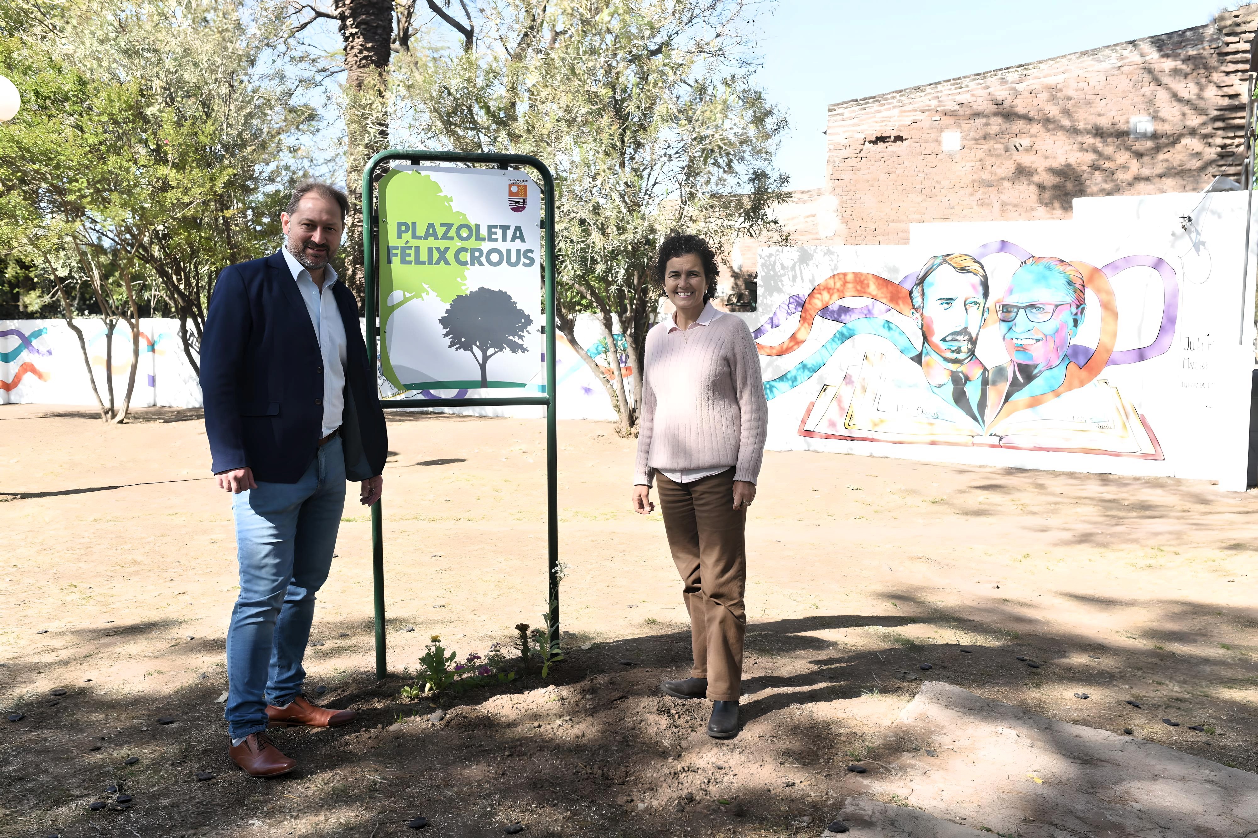 La plazoleta Félix Crous luce totalmente renovada