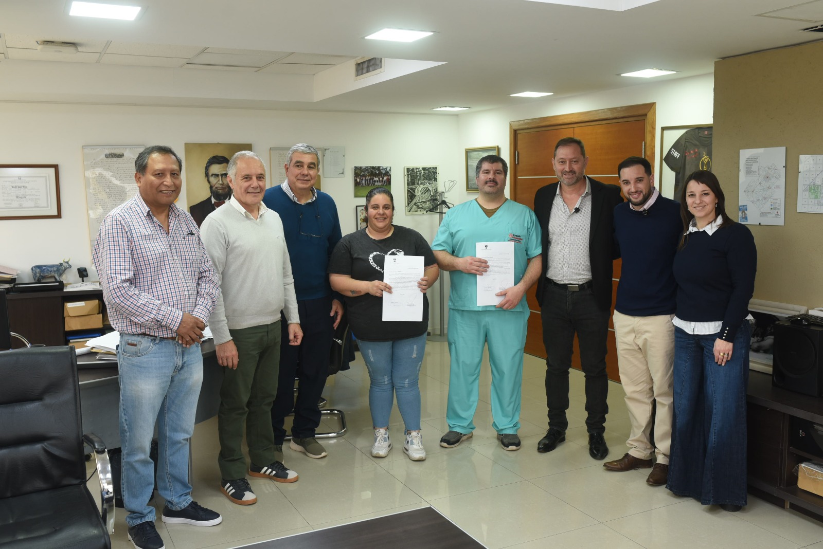 Se efectivizó a 18 trabajadores del Hospital Municipal “Dr. Rubén Miravalle”