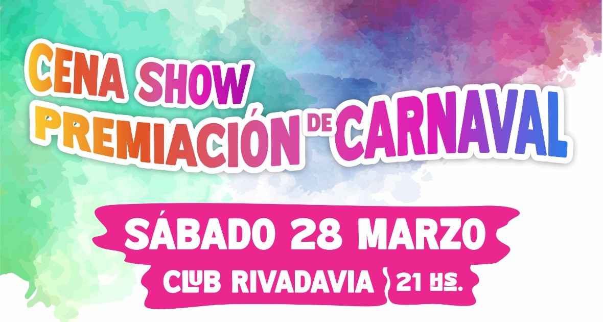 En el club Rivadavia, se realizará la cena de premiación con los hacedores del “Carnavalincoln 2026”