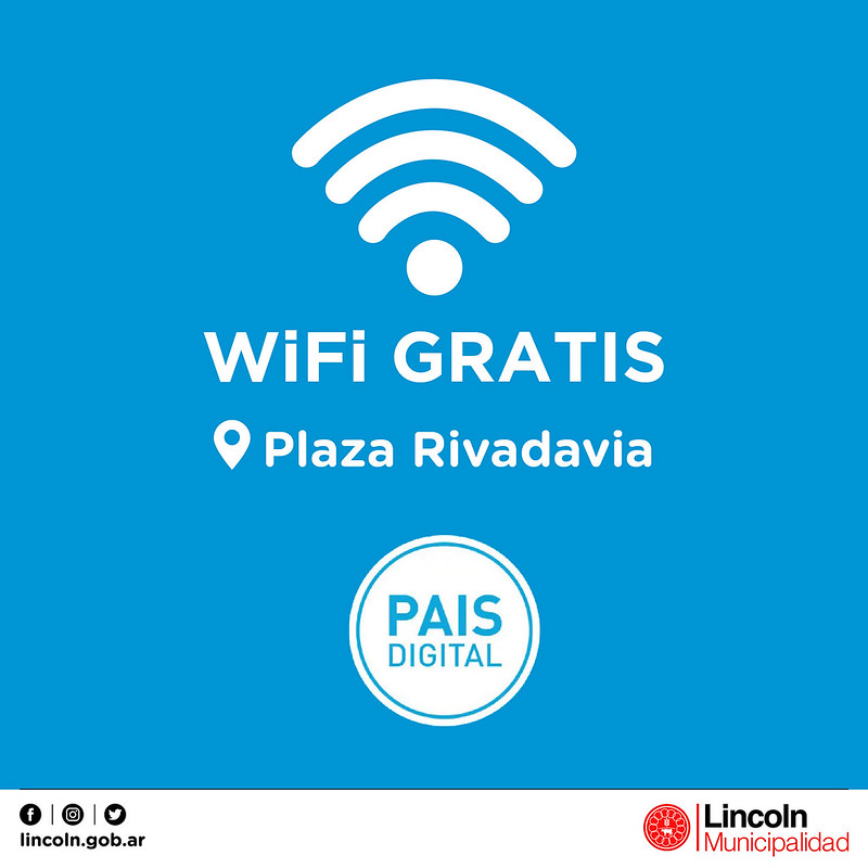 WiFi gratis en distintos espacios verdes de la ciudad