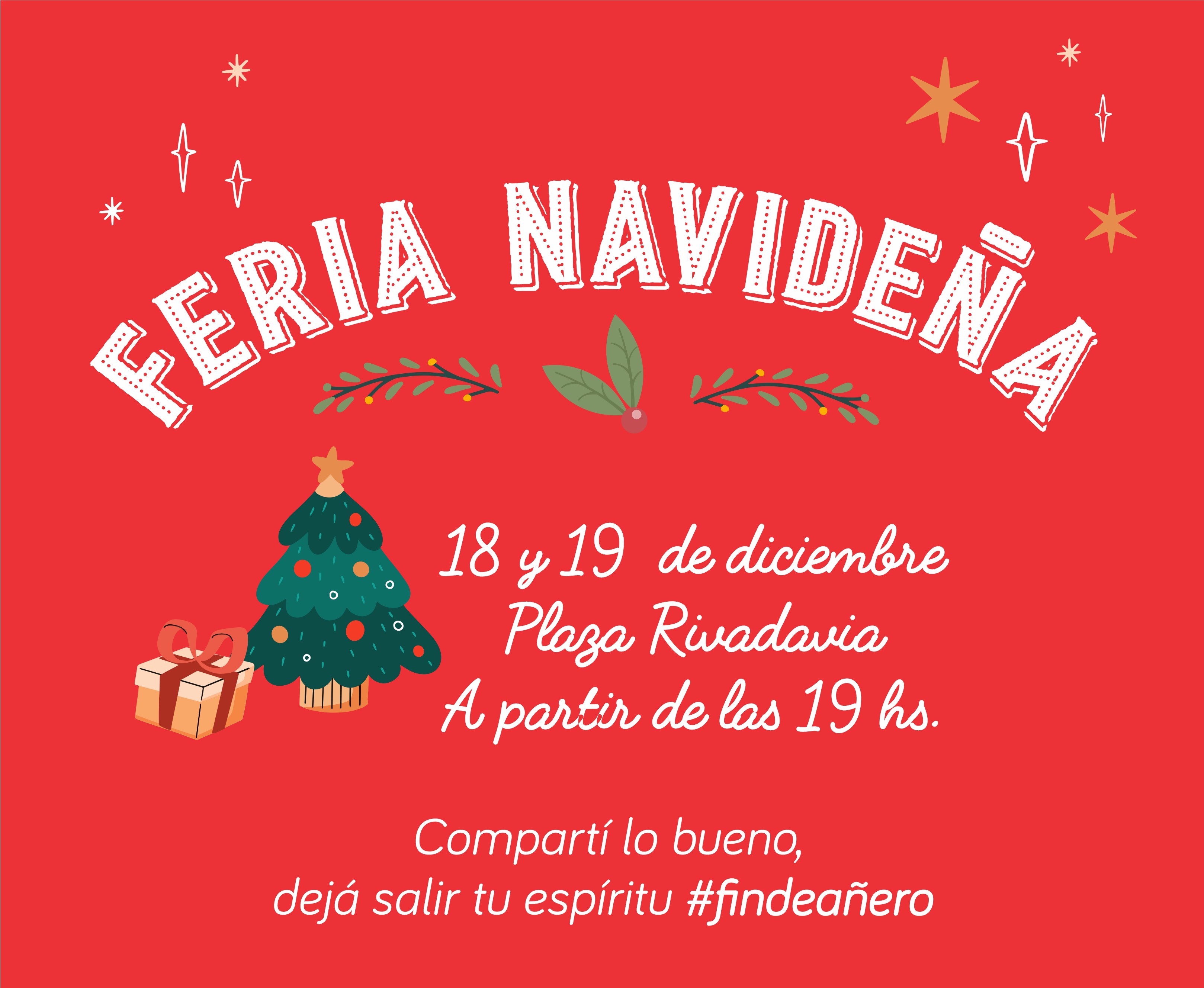 Se viene la 4° Feria Navideña en Plaza Rivadavia