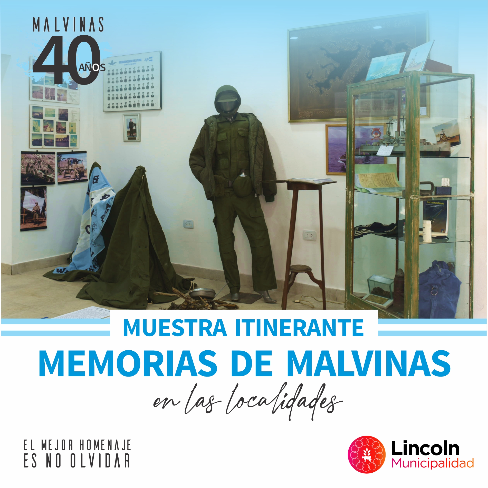 La muestra “Memorias de Malvinas” recorrerá las localidades