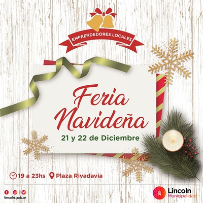 Segunda edición de la Feria Navideña en Plaza Rivadavia