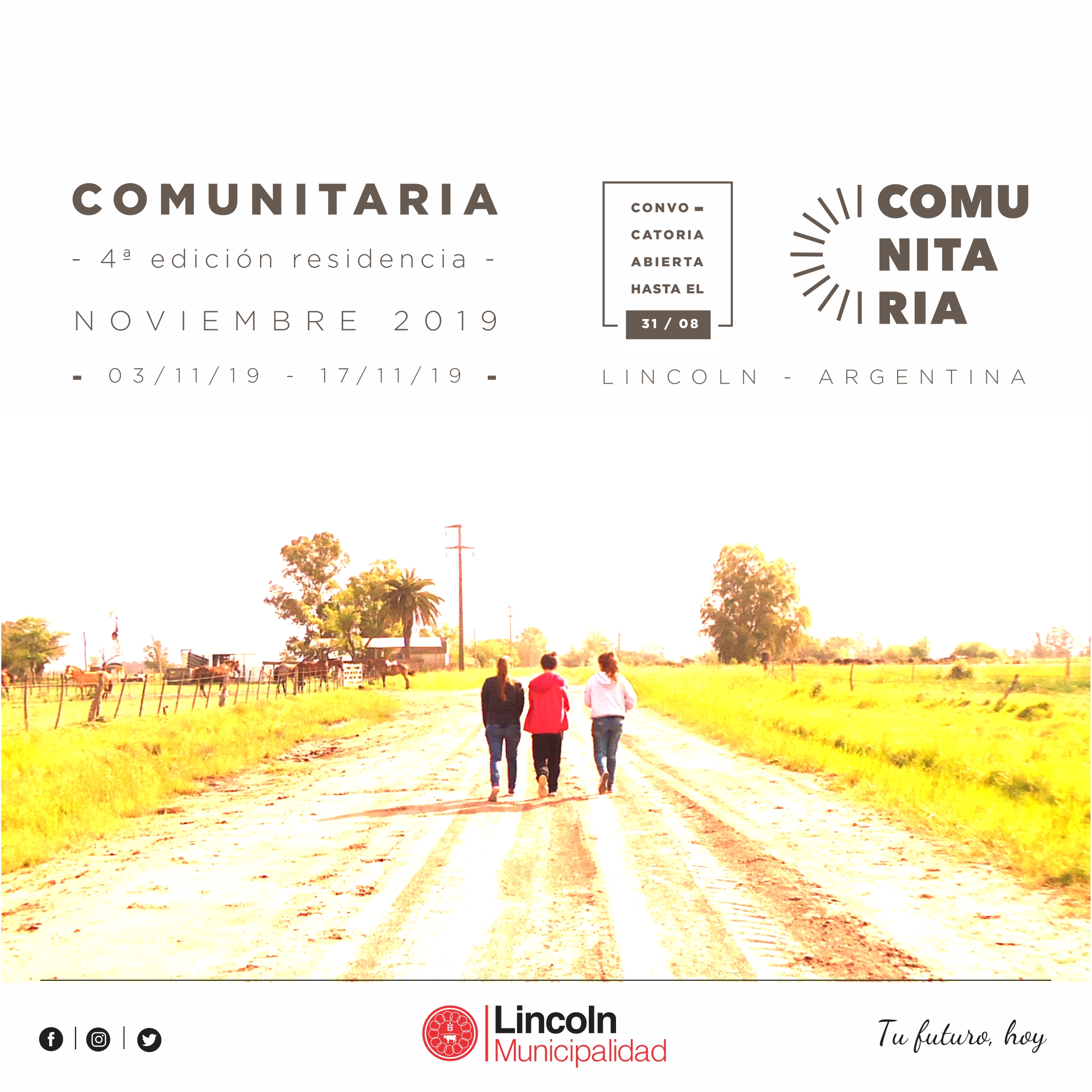 Comunitaria abre la convoca a artistas para su 4º edición
