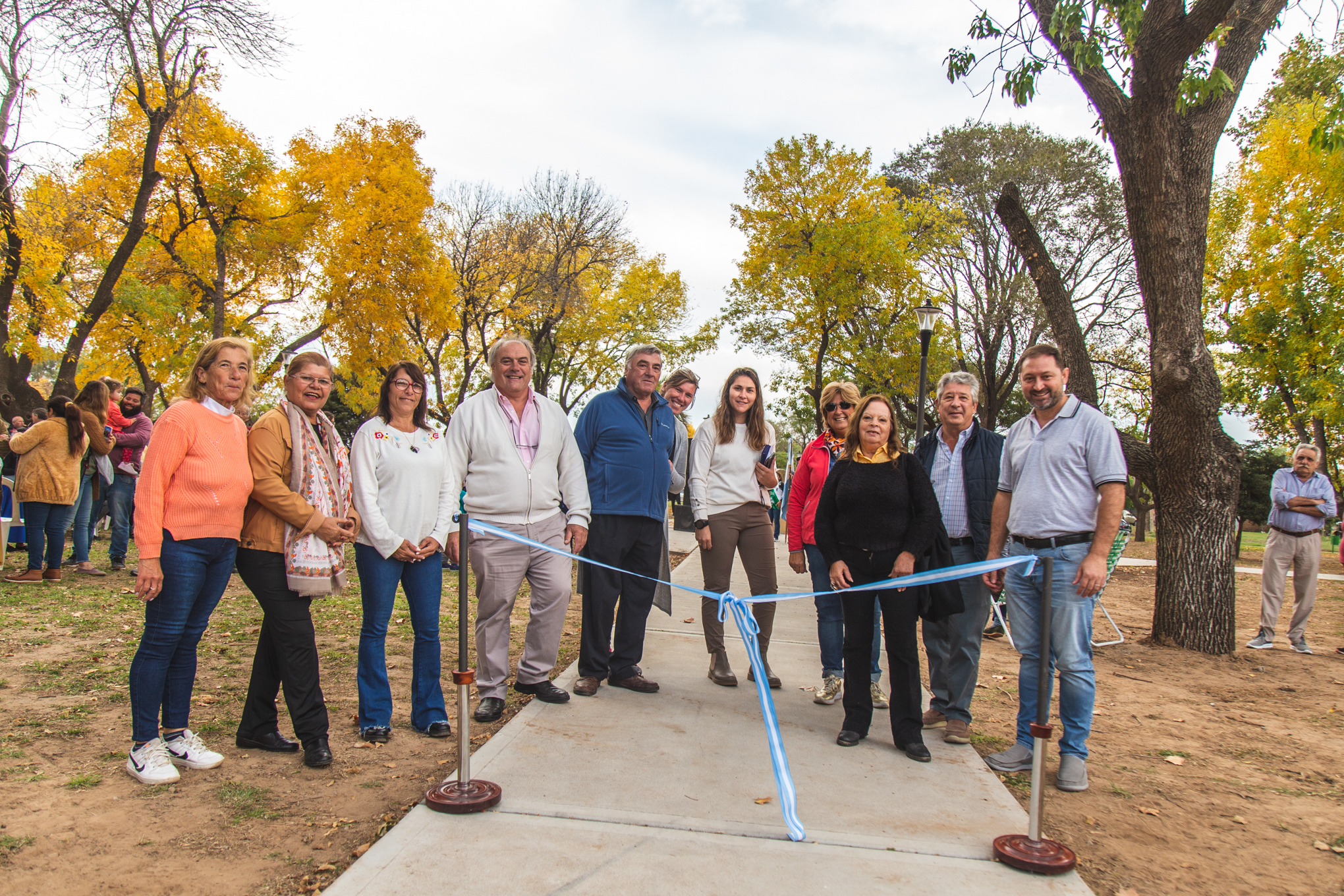 En El Triunfo, Serenal inauguró la obra de puesta en valor de la plaza