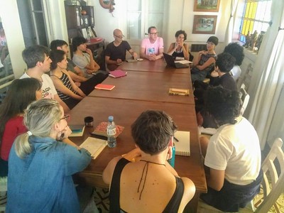 Se realizará una puesta en común con los trabajos de los artistas residentes