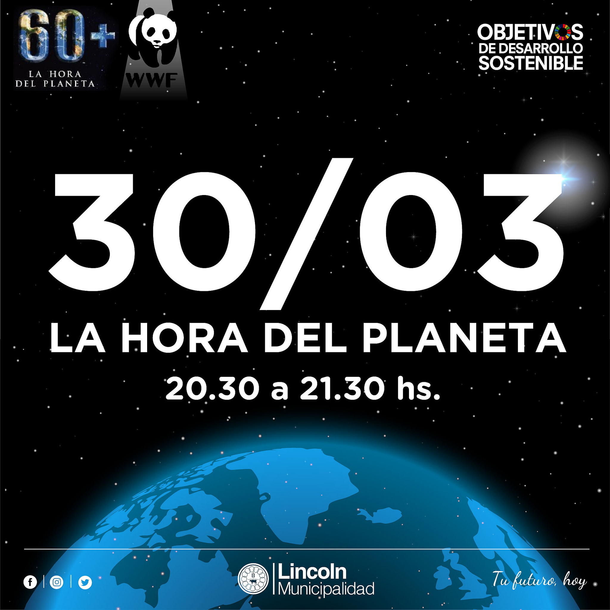 Lincoln se suma a “La Hora del Planeta”
