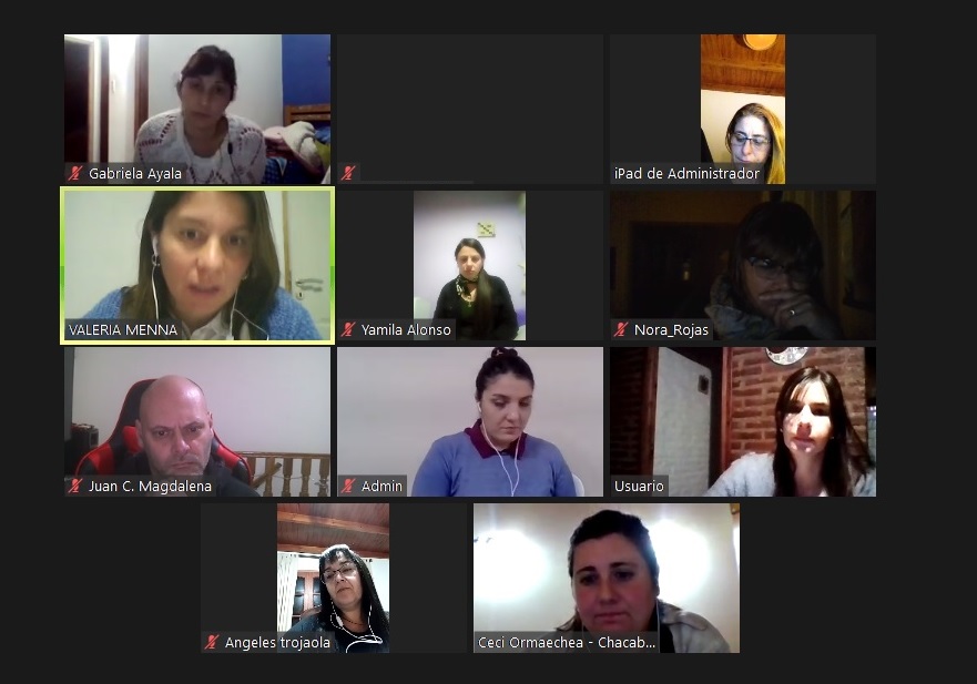 Referentes comunales participaron del encuentro “El Covid-19 y sus efectos en la sociedad”