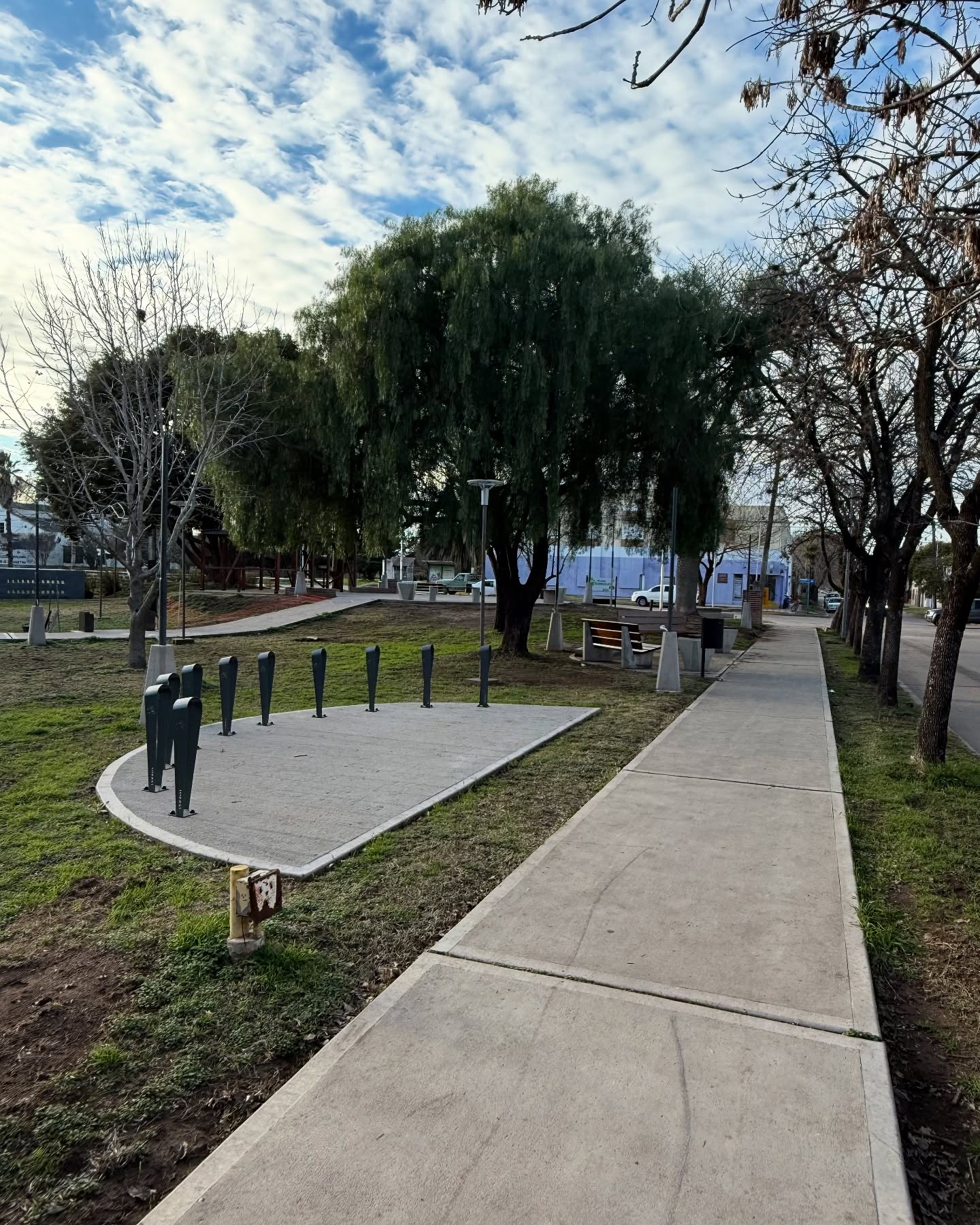La obra de puesta en valor de la plaza “Ernesto González” ingresa en su etapa final