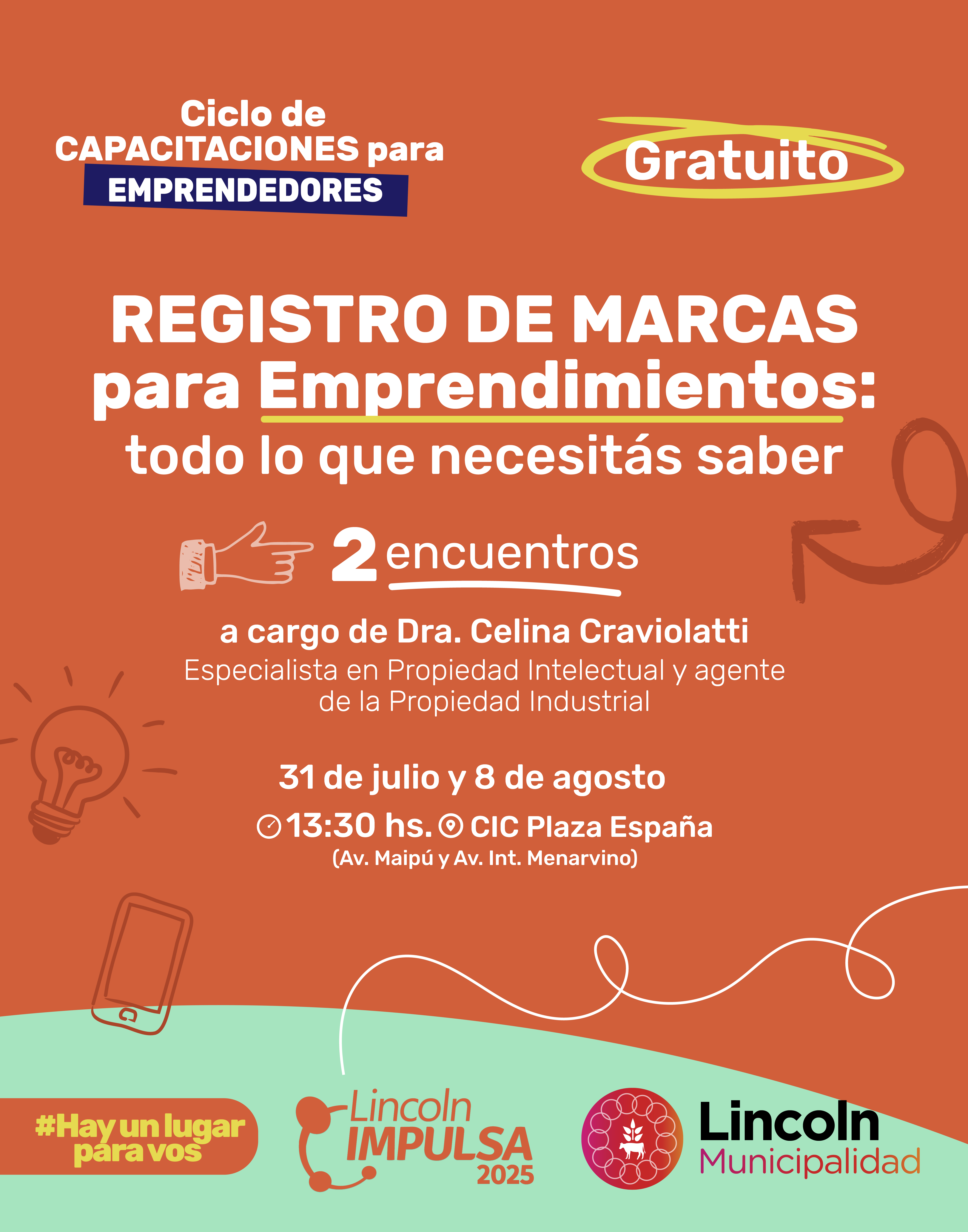 Comienza el segundo ciclo de capacitaciones para emprendedores del distrito