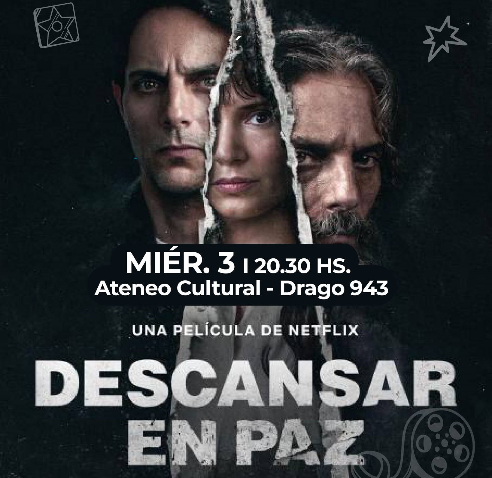 Grilla completa con todas las películas del ciclo de cine en el Ateneo