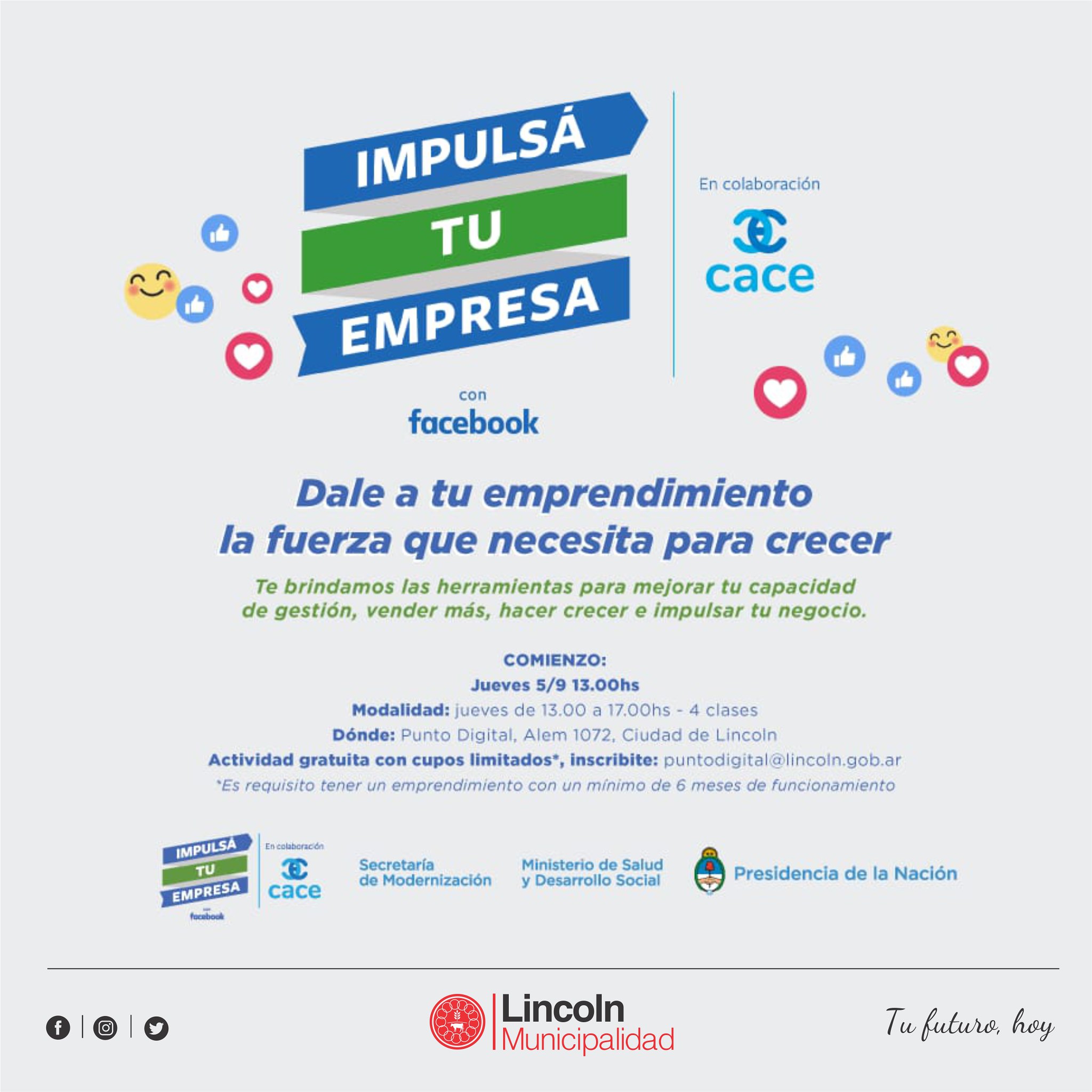 Impulsá tu empresa con Facebook