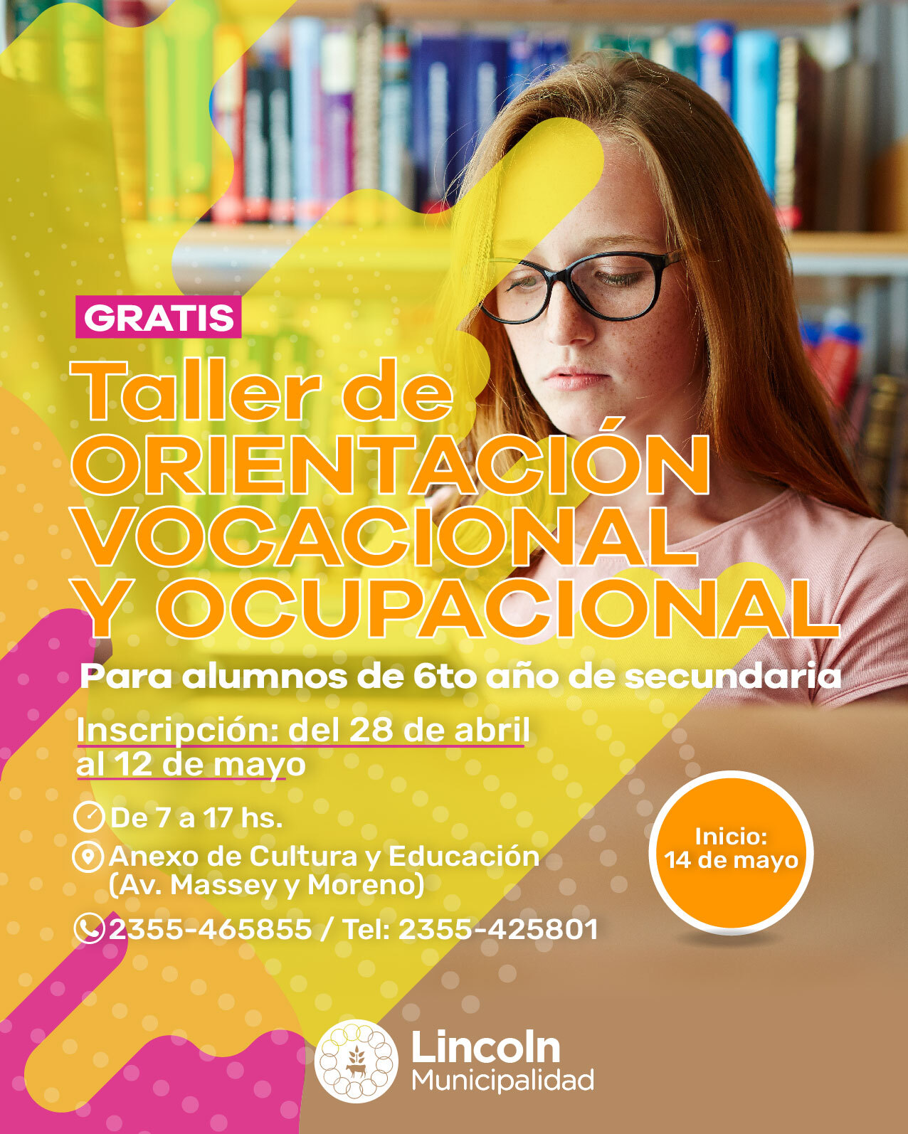 Abrió la inscripción para el Taller de Orientación Vocacional y Ocupacional