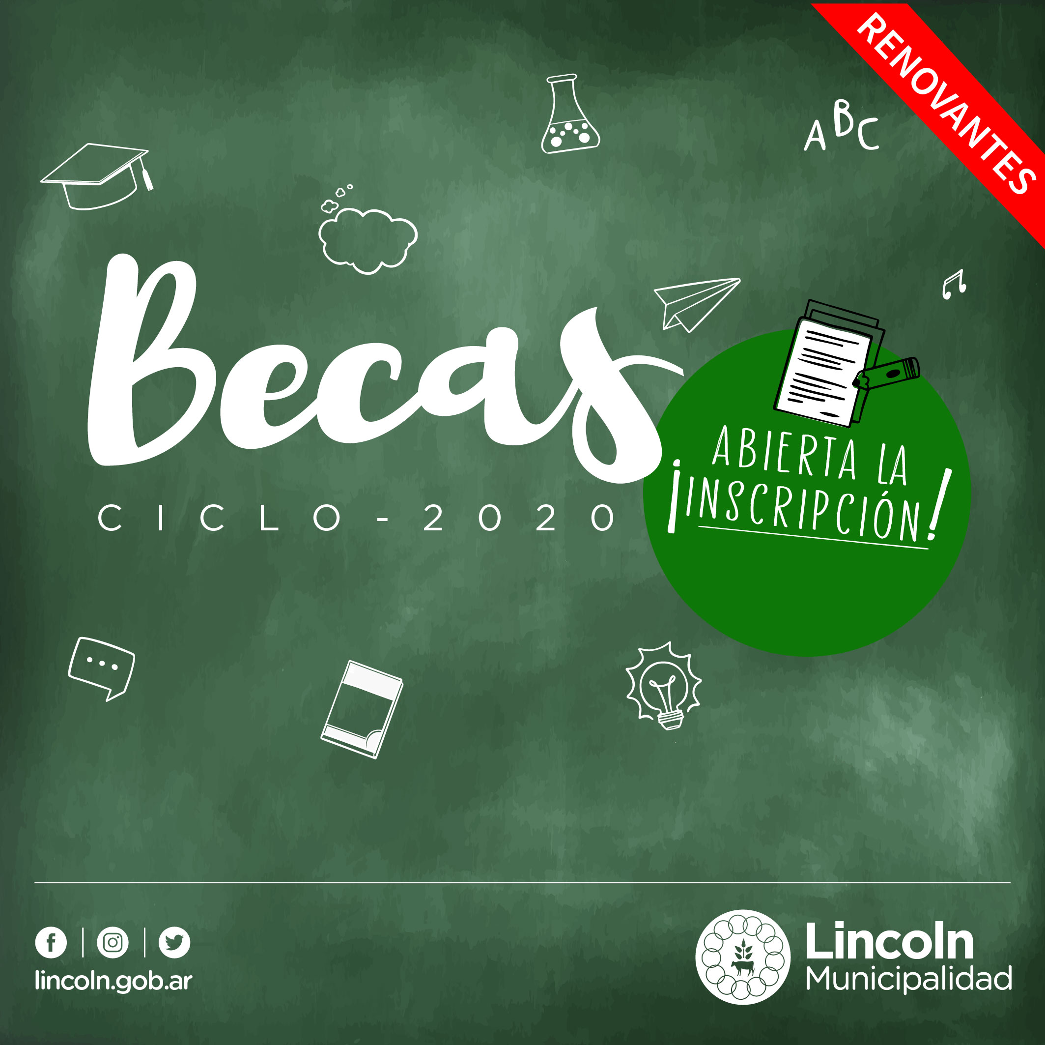 Abrió la inscripción para renovar la beca del Nivel Secundario