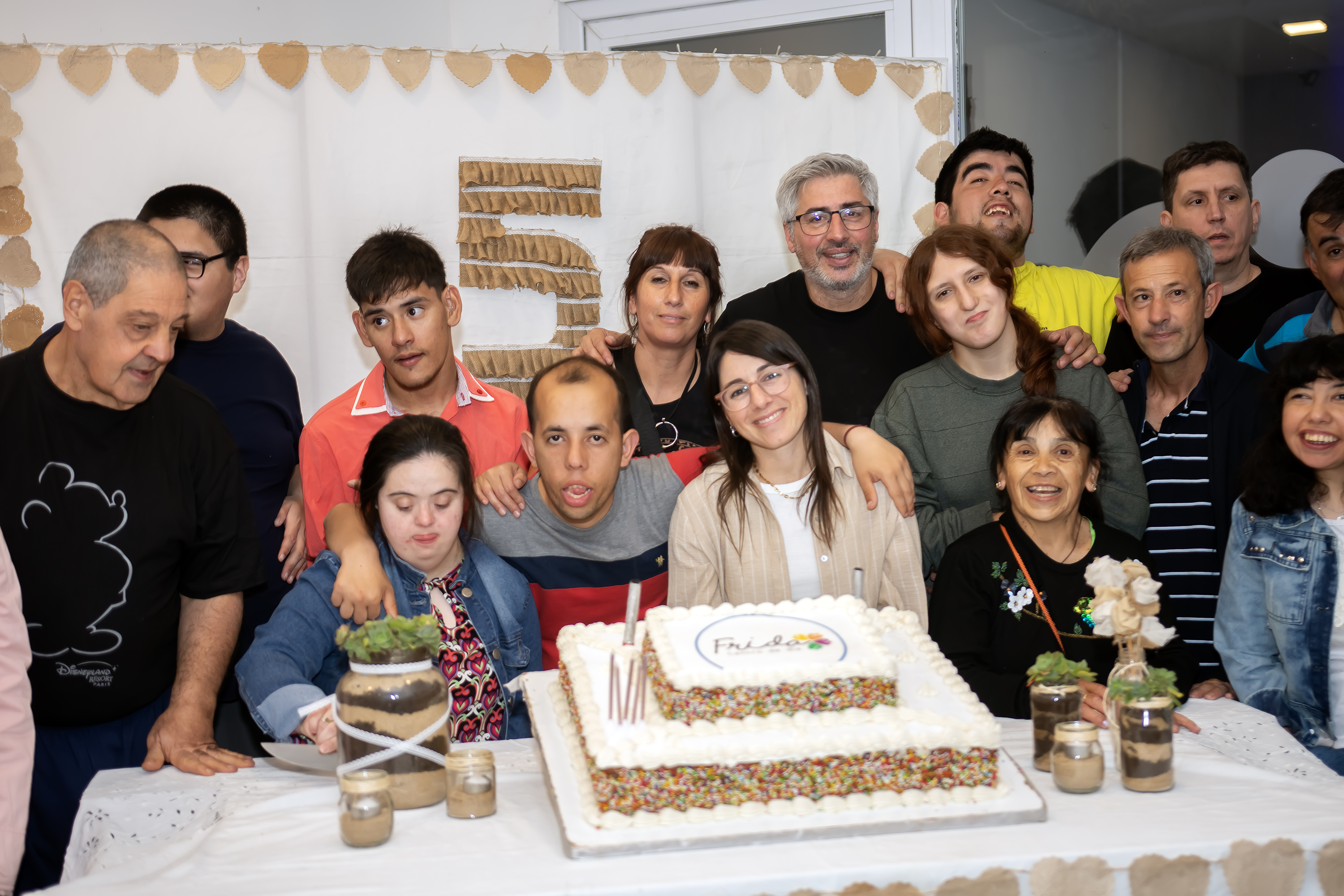 El Centro de Día "Frida" celebró un nuevo aniversario en comunidad