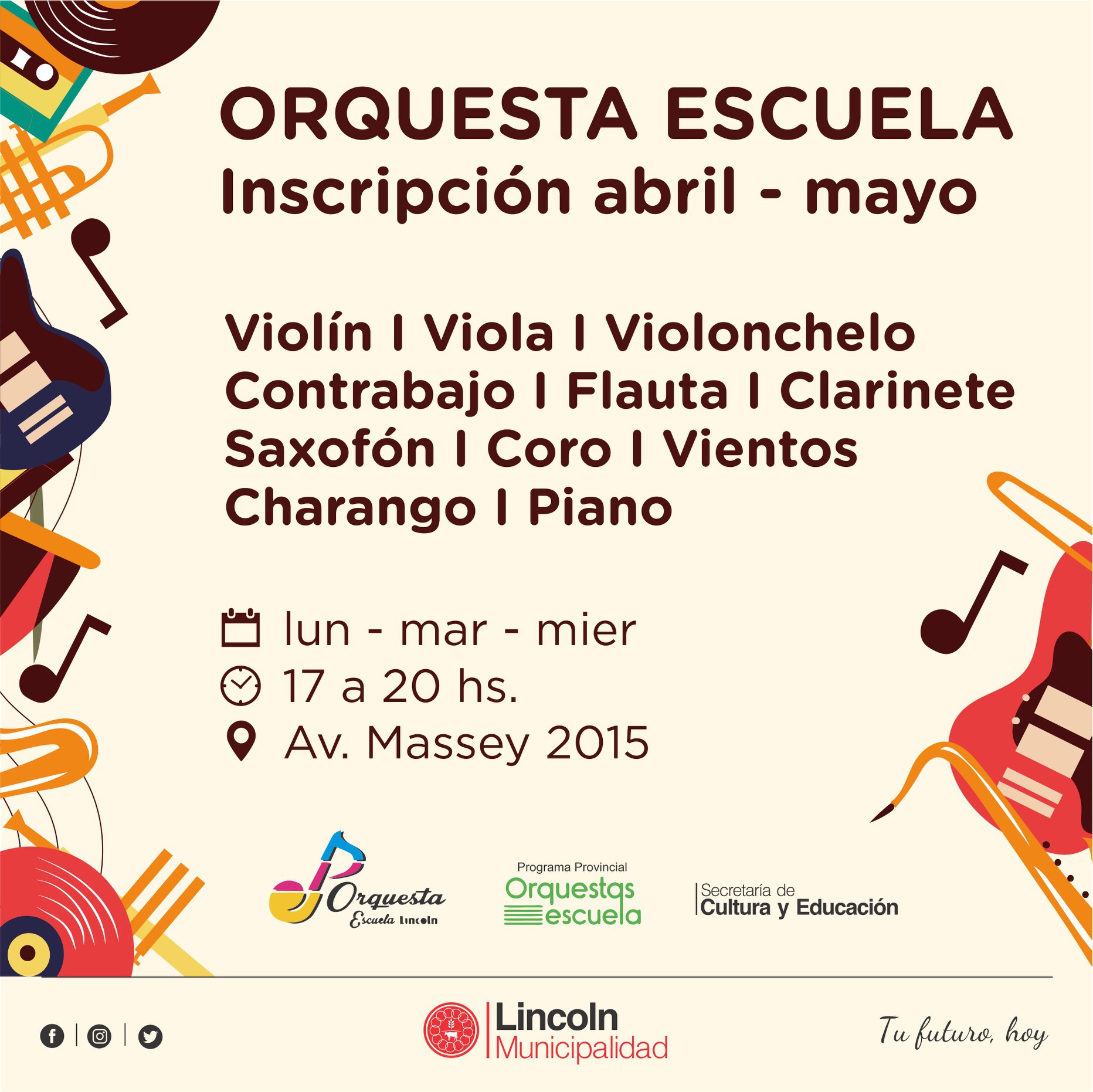 Abre la inscripción para la Orquesta Escuela
