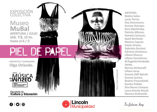 El sábado inaugura la muestra colectiva “Piel de Papel”