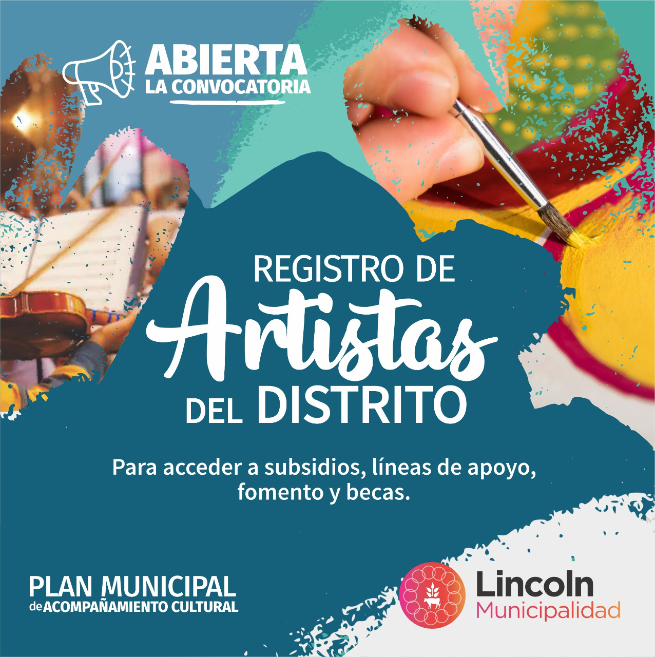 Abre la inscripción para el Registro de Artistas del Distrito de Lincoln