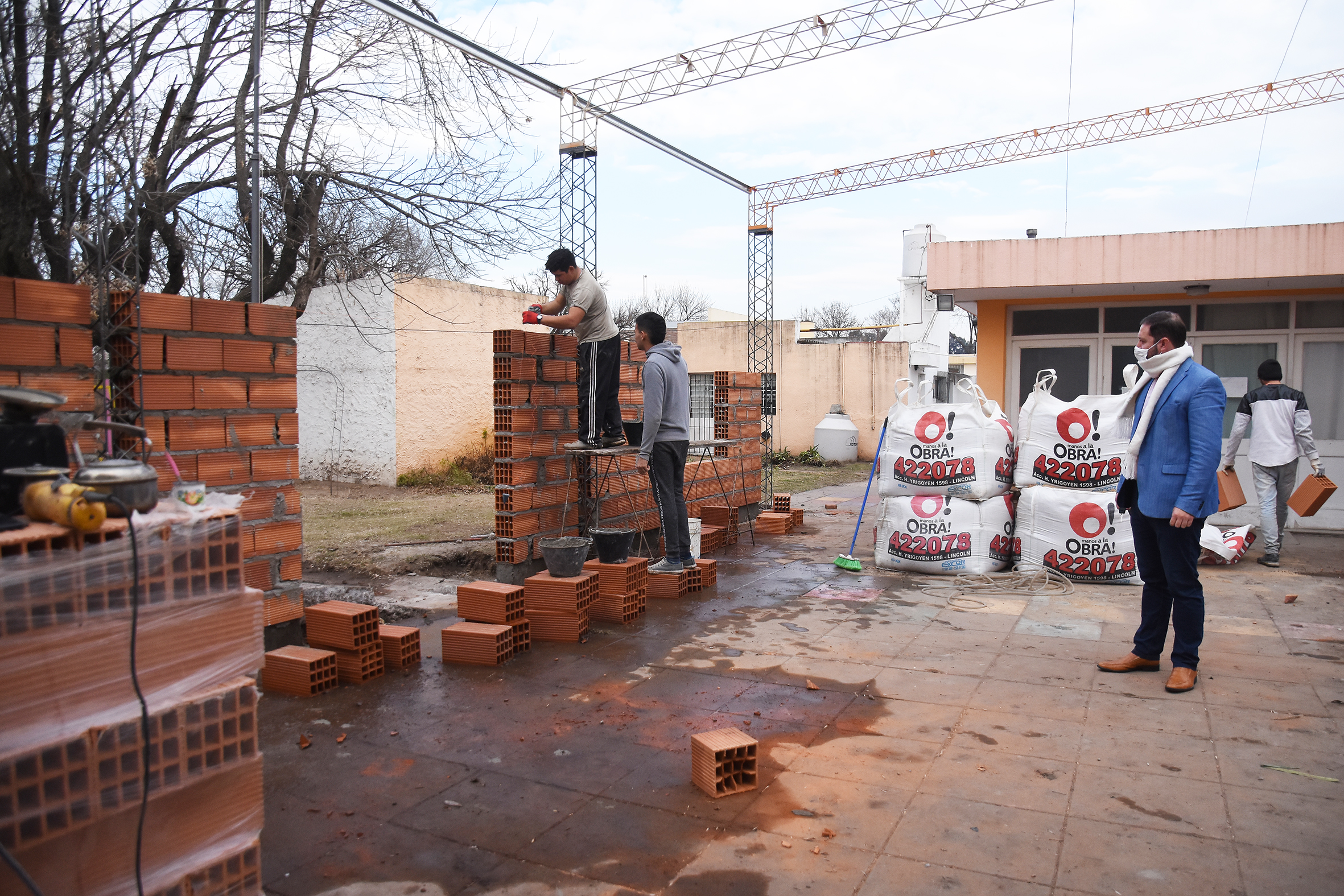 El Jardín Nº 908 ya construye su Salón de Usos Múltiples