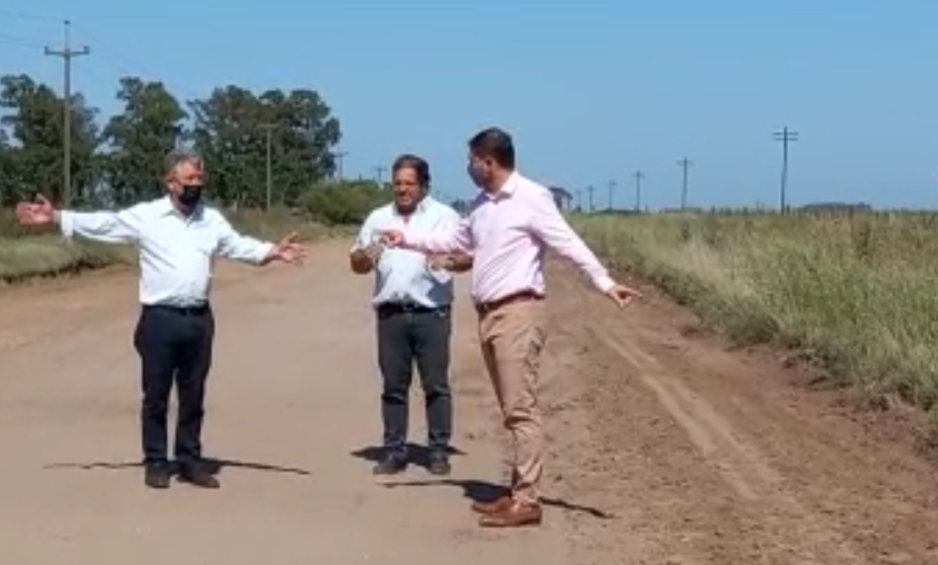 Comenzó la obra para estabilizar la Ruta 70 que une Martínez de Hoz y Las Toscas