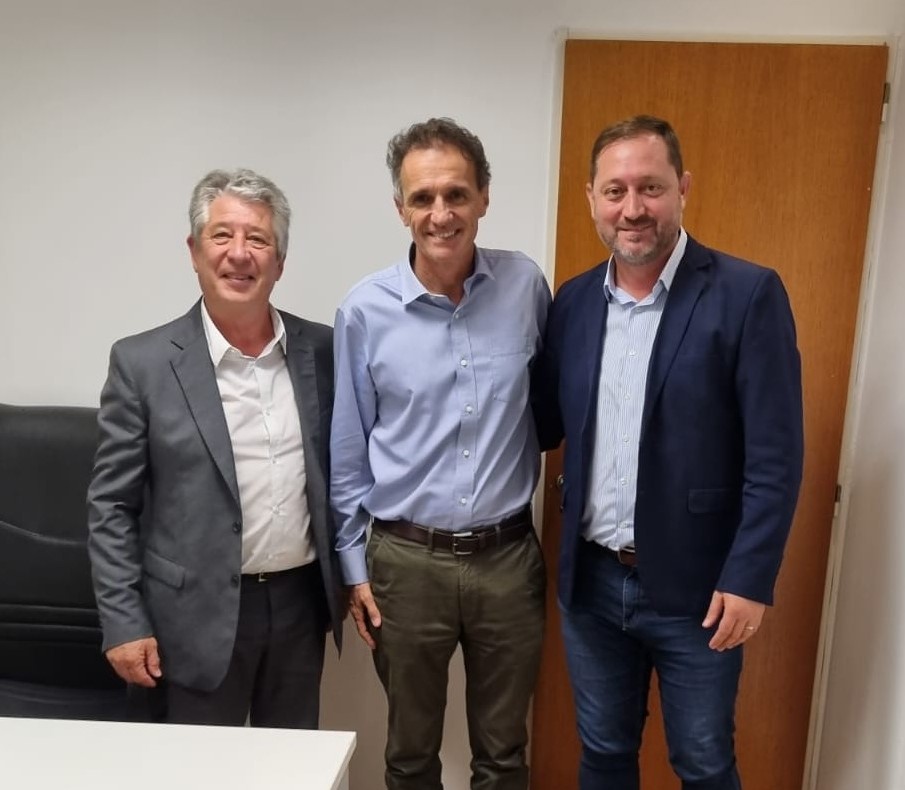 En La Plata, Serenal se reunió con Katopodis y Batakis
