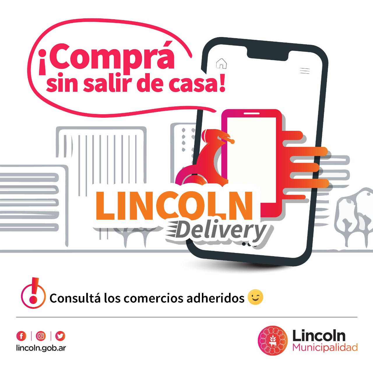 “Lincoln Delivery”: una iniciativa para comprar sin salir de casa