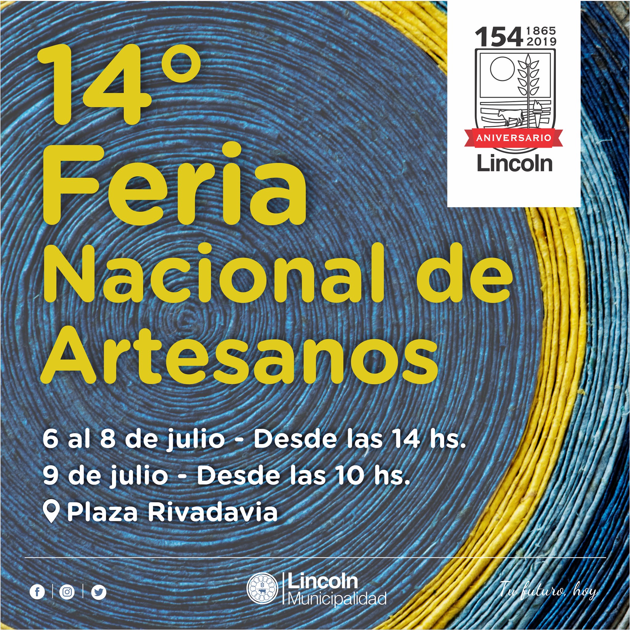 Se viene la la 14° Feria Nacional de Artesanos