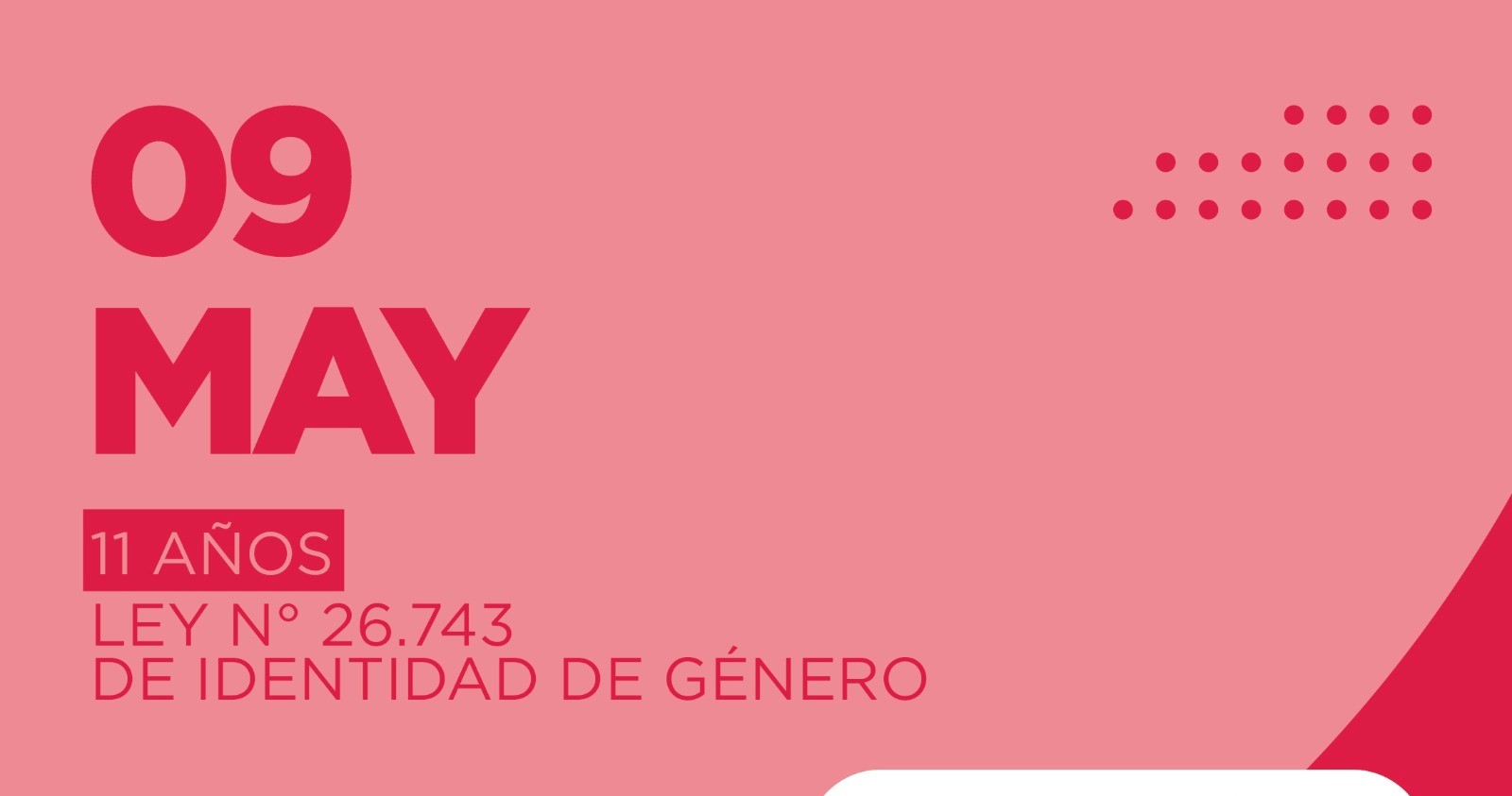 Se cumplen 11 años de la Ley de Identidad de Género