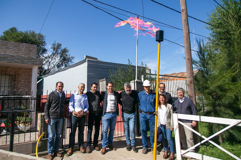 El gas natural ya es una realidad para todos los vecinos del barrio La Rural