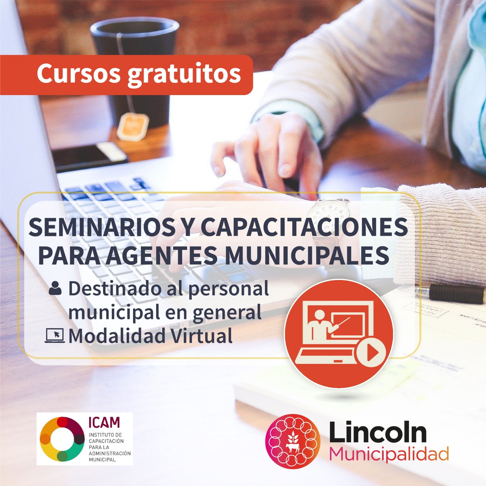 Capacitaciones y seminarios gratuitos para agentes municipales
