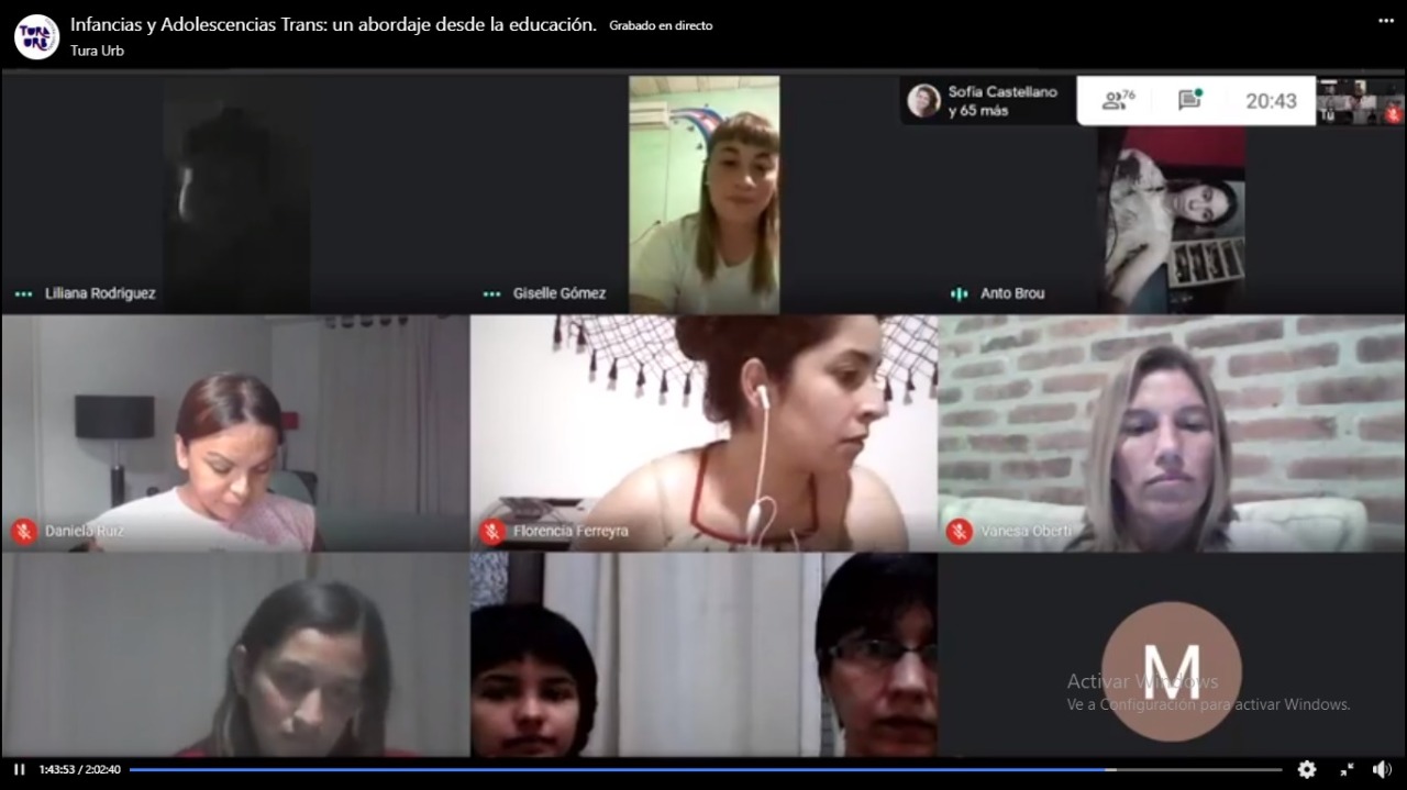 Se realizó un conservatorio sobre Infancias y Adolescencias Trans