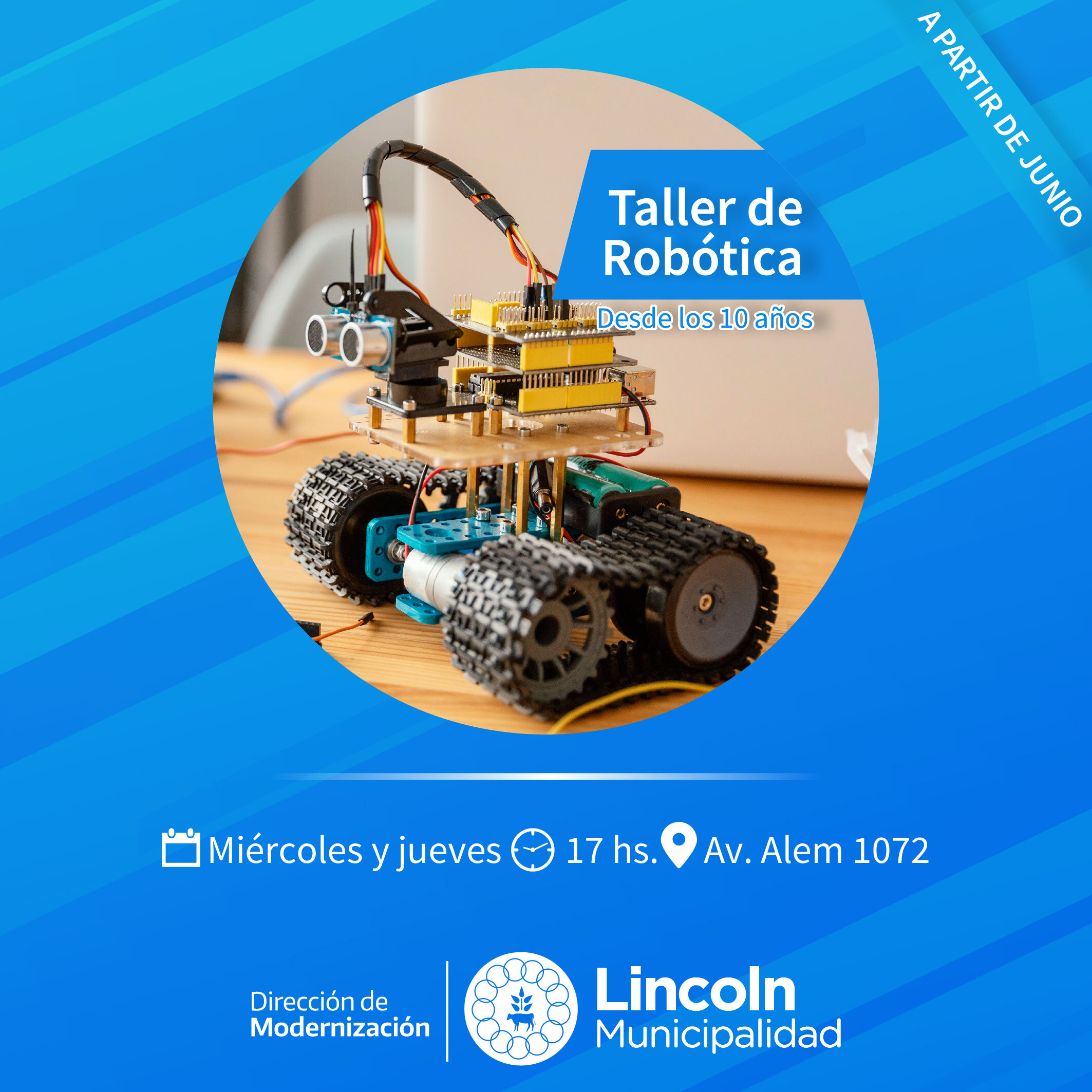 Abrió la inscripción a los talleres de informática y robótica
