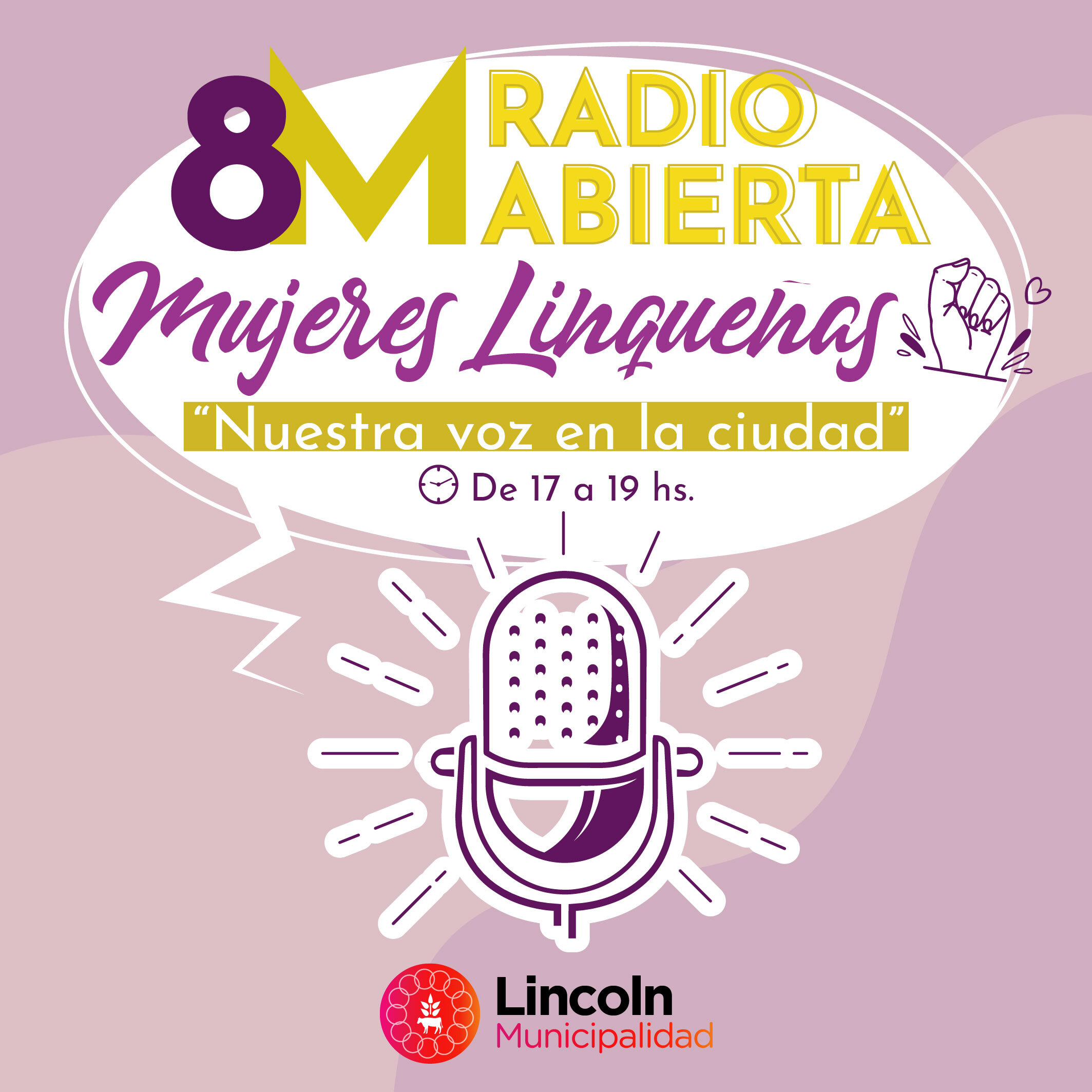 Lincoln conmemora el 8M con una radio abierta realizada por mujeres linqueñas