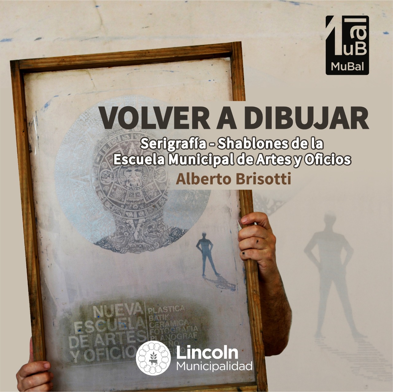 El MuBal expone shablones de serigrafía realizados por Alberto Brisotti en la década del 80